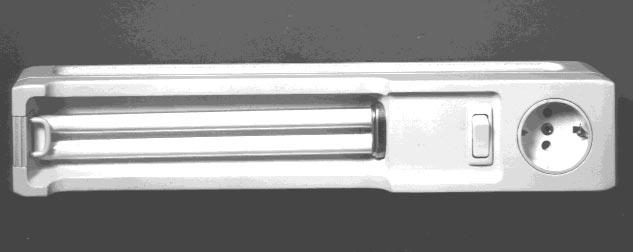330769 Schrankleuchte mit Magnetbefestigung Montagemöglichkeit über Magnetbefestigung an jeder beliebigen Stelle des Schrankes oder durch Aufschieben auf eine 35 mm- Hutschiene.