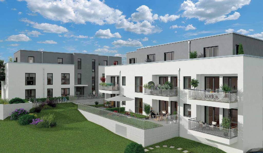 55 m² bis 142 m² Wohnfläche > mit Terrasse und