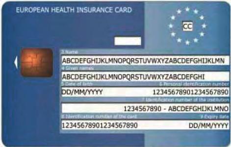 Eurpäische Krankenversicherungskarte