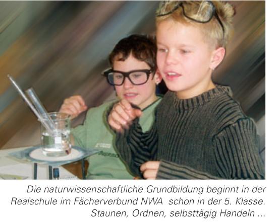 Die Realschule - eine Schulart mit Realitätsbezug Die Realschule in Baden-Württemberg fördert und bildet ihre Schülerinnen und