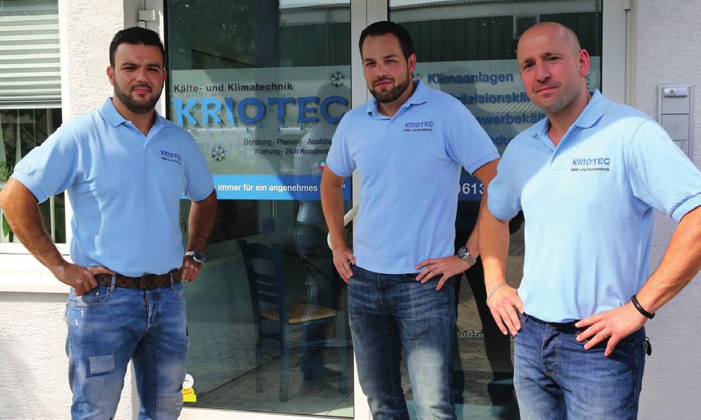 KRIOTEC Wir sind für Sie da! Dafür garantieren die drei Geschäftsführer. Charalampos Serpetzis Kälteanlagenbau-Meister Panagiotis Serpetzis Dipl.