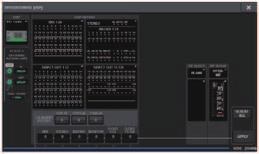 Der Bildschirm wird angezeigt, wenn die HY128-MD-Karte in HY SLOT 3 einer DSP Engine eingesteckt wurde.