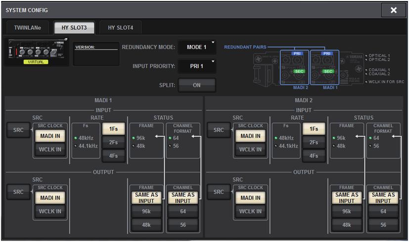 Sie können sie nutzen, indem Sie sie am HY-Slot einer DSP Engine oder eines I/O-Racks anschließen.