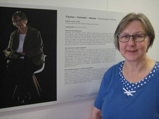 Portrait in einer Ausstellung Fachtagung