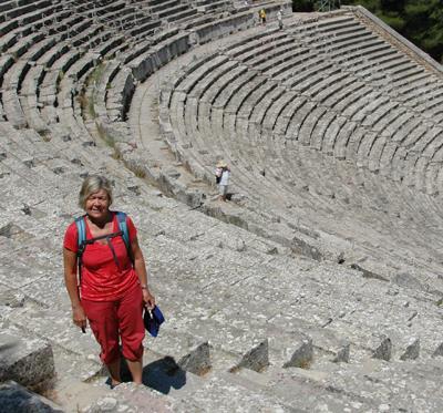 Nächster Halt nach dem Kanal von Korinth ist Epidavros im