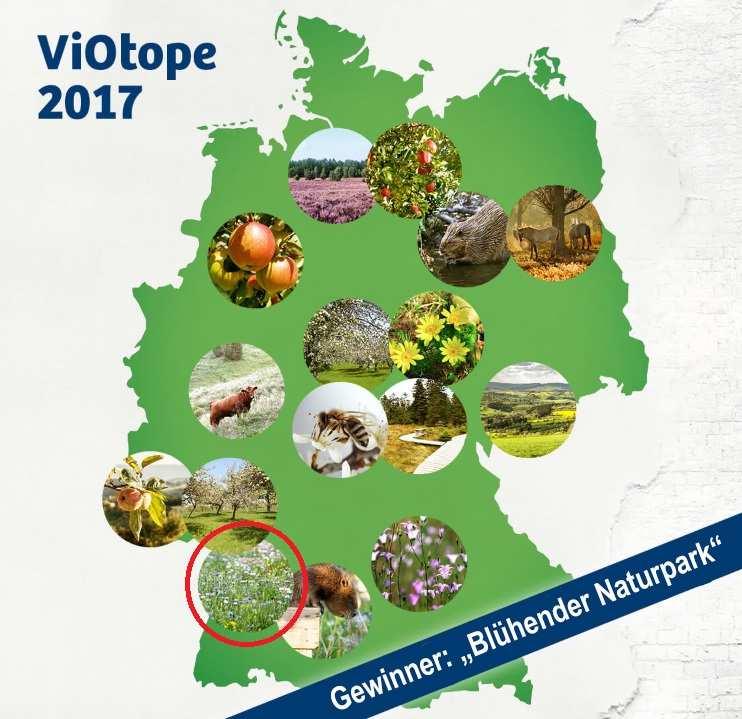 Blühender Naturpark 2017 Wettbewerb von EUROPARC Deutschland & ViO Voting