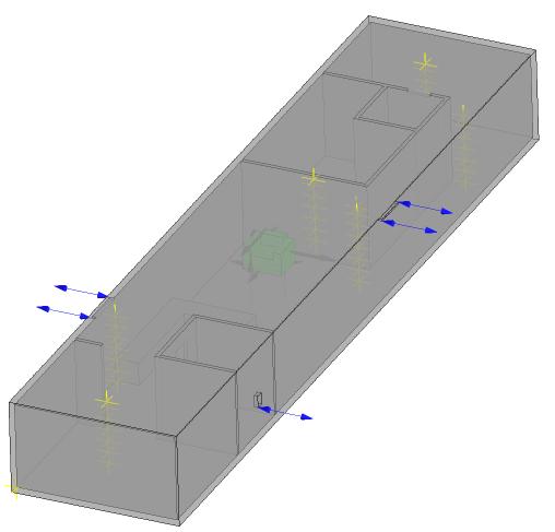 Erste Ergebnisse Geplante Varianten: Geometrie und Gitter Schrägdach Berücksichtigung der Wand Elementtyp und