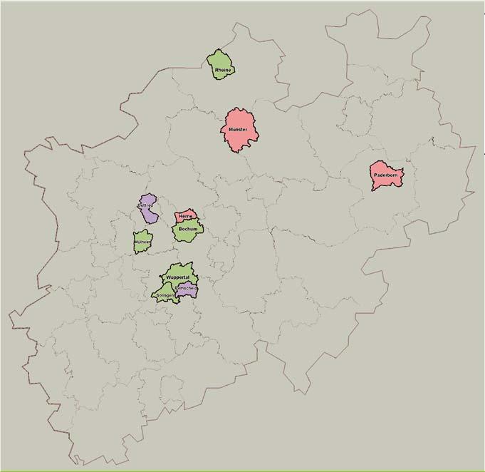 Längsschnittstudien zum Wandel des Sporttreibens in NRW (bis zu 10 Städte) 2013: