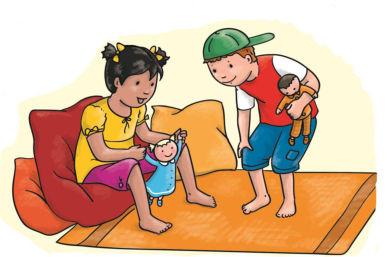 Bilderbuch SINA UND TIM Vermittlung über Bild und Sprache Material als Hilfe für das Gespräch von Müttern und Vätern mit Kindern