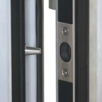 Rollenbänder Jede Tür verfügt bereits in der Grund - ausstattung über drei elegante und hochwertige Rollenbänder, die 3-dimensional