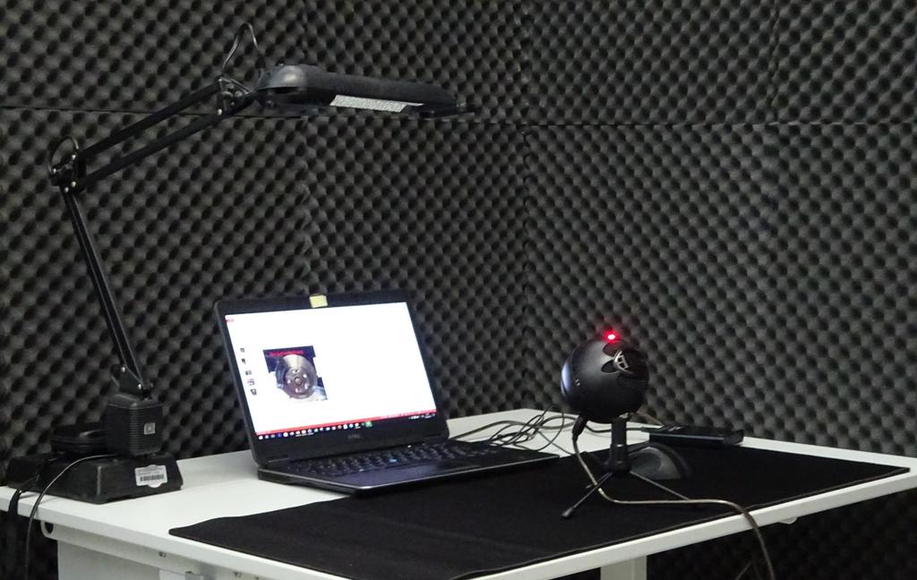 Deklamation und Gestaltung Hardwareausstattung Raum/Studio mit Rechner (2 Bildschirme; evtl. Schallschutzmaßnahmen) Mikrofon (z.b. Yeti [ca.