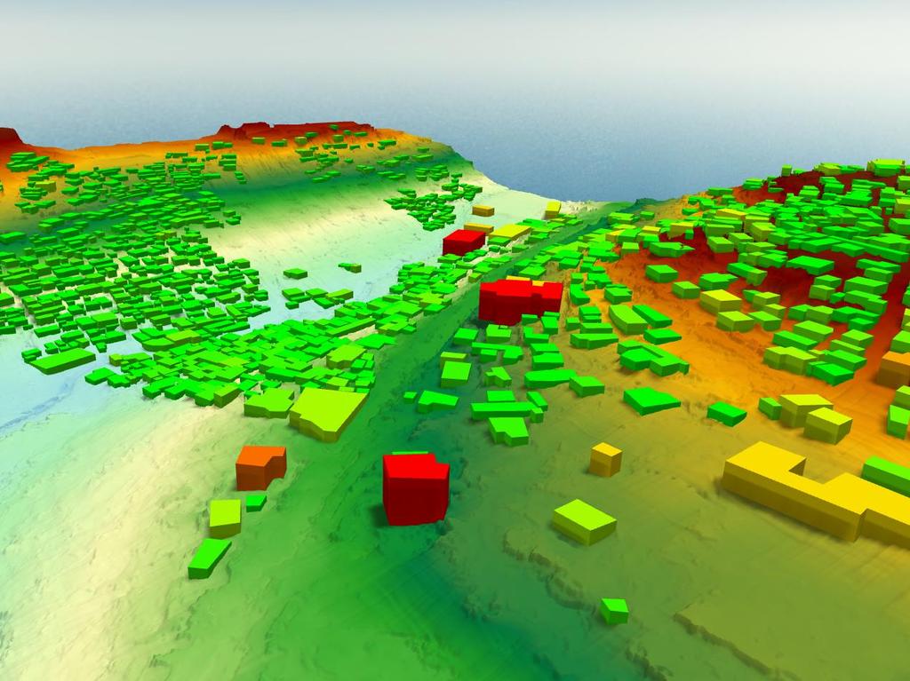 Anwendungsbeispiele Ableitung von 3D-Vektordaten Mobilfunknetzplanungen Emission- und Immission Bestandsaufnahmen Lärmschutzmaßnahmen