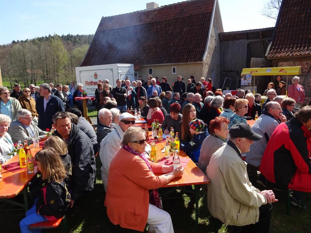 Die Einweihung der Anlage wurde dabei mit einem großen Fest begangen, So