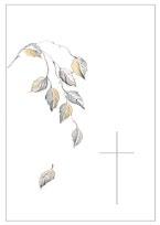 Motiv: Fallende Blätter Steffens card Bogen Einzelkarte