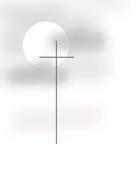 Motiv: Kreuz mit Mond Steffens card Steffens Papier Motive Karte hochdoppelt Einzelkarte Trauerbild 1642-07 Karte hochdoppelt 180 x 230 210 102
