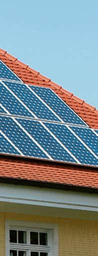 Aus unebenen Dachflächen werden ebene Photovoltaik- Felder.