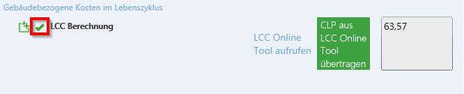 Klick auf LCC Online Tool aufrufen : Das kopierte LCC Projekt wird im Browser angezeigt 2.