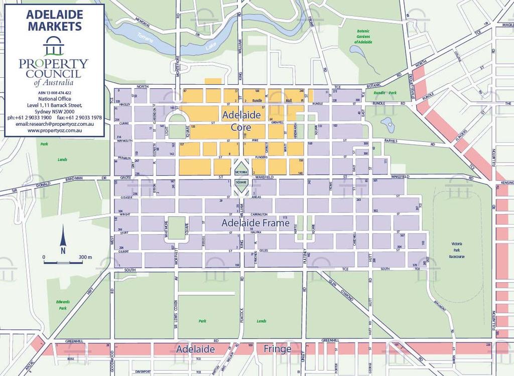 Der Immobilienmarkt in Adelaide Stabilster Büroimmobilienmarkt Australiens Immobilienmarkt gliedert sich in 3 Teilmärkte 68% des Büroimmobilienbestandes in