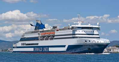 WESTLICHES MITTELMEER GRIMALDI LINES Tel: +39 081 496 444 info@grimaldi.napoli.it www.grimaldi-lines.