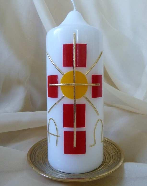 00 Uhr Pfarrheim Probe Heilig-Kreuz-Spatzen Einladung zum Gestalten einer Osterkerze Wann: Samstag, den 30.3.19 von 15.30 17.