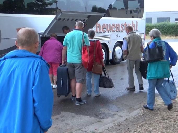 Windsheim: Dort stiegen die letzten Teilnehmer ein.