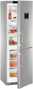 Kühl-Gefrierkombinationen 60 60 60 Die BioCool-Box ermöglicht die Feuchtigkeitsregulierung im um die Frische von Obst und Gemüse zu verlängern.