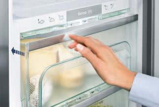 Kühlschränke Qualität bis ins Detail 60 60 KBPes 4354 Energieverbrauch Jahr / 24 h: 128 / 0,350 kwh ¹ Nutzinhalt gesamt: 338 l (: 314 l davon BioFresh-Teil: 133 l / Gefrierteil: 24 l)