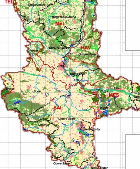Aktuelle Situation in Sachsen Anhalt Actual Situation in Saxony Anhalt High Nature Value (HNV) Farmland Indikator Sachsen Anhalt Gesamtfläche Landwirtschaftsfläche (Acker, Grünland) nach DLM 2.045.