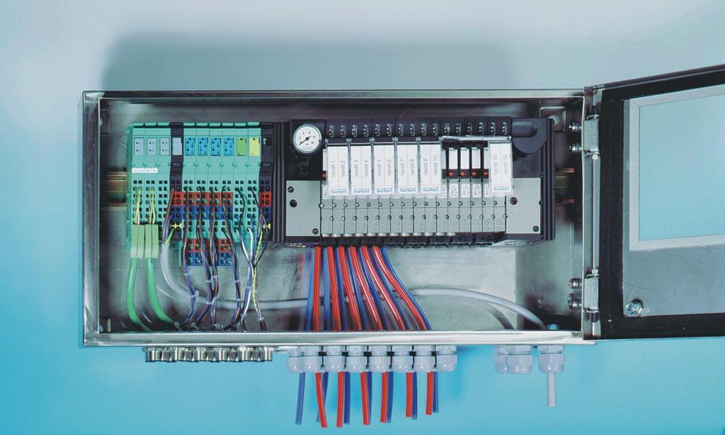 DESCRIPTION DU SYSTEME BÜRKERT-PHOENIX Architecture du système francais Exemple de configuration du système Type