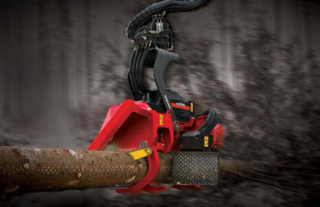 SERIE 200 Bestens bewährt im Hart- und Weichholzbereich sowie im Entrindungseinsatz, bietet die Waratah Serie 200 eine ausgeglichene Mischung aus Produktivität und Genauigkeit.
