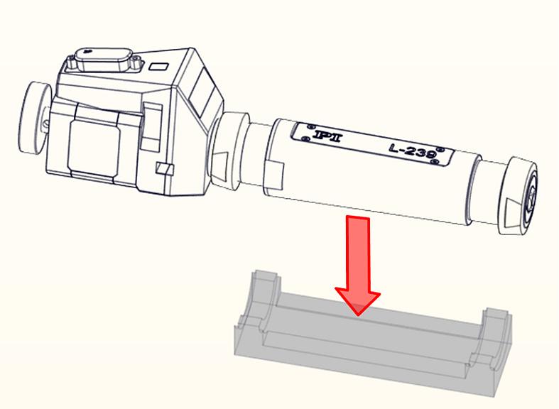 5 Installation Werkzeug und Zubehör Gabelschlüssel SW 35 Abbildung 4: Einbau des Aktors in eine Aufnahme (Beispiel)