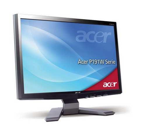 Infoblatt Modell: Acer P191Wbd - schwarz hochglanz Acer B193WGymdh - dunkelgrau Acer B203HAymdh - schwarz/grau Acer B223WDymruz - schwarz/grau Premium Office Line / -50% Stromverbrauch / -50%