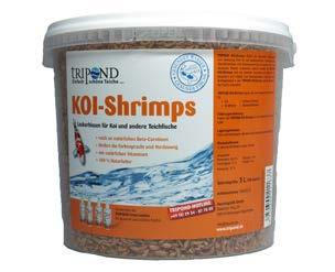 TRIPOND Koi Shrimps Karotinhaltiges Einzelfuttermittel mit hohem Proteingehalt für Koi und andere Teichfische.