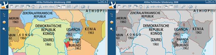 Beispiele: Karte Afrika politische Gliederung 2008