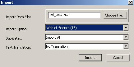 Gehen Sie dazu in EndNote auf File -> Import oder nutzen Sie den Import-Button. Wählen Sie die Datei und die entsprechende Datenbank (i. d. Fall: Web of Science) Import von Referenzen mit Import-Filter - Beispiel Pubmed ACHTUNG: Die Daten müssen in einem bestimmtem Format gespeichert werden!