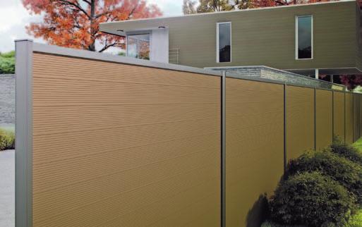 Sichtschutz für Terrasse und Garten: attraktiv und pflegeleicht Sichtschutzsysteme aus Twinson sorgen nicht nur für ein stimmiges und harmonisches Ambiente, sondern auch für ein sicheres und