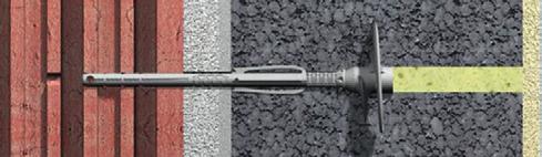 Toleranzausgleich 0-30 mm¹ termoz SV II ecotwist 30-60 Der Dübel für alle Dämmstärken bei Altbausanierungen mit besonders dicken Altputzen.