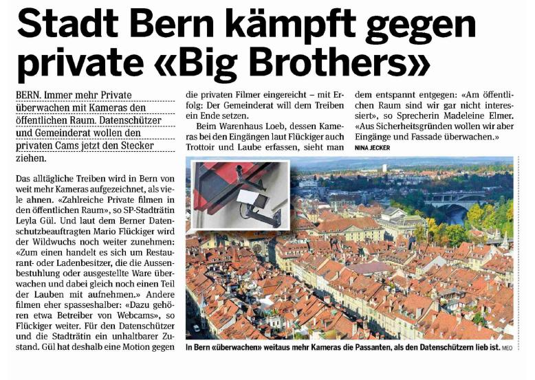 56 Stadt Bern kämpft gegen private