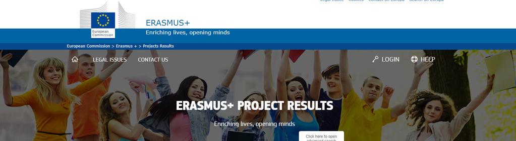 Erasmus Project Results Platform (EPRP) Erasmus Project Results Platform (EPRP) Während Projektlaufzeit Projekt-Eckdaten sind nach Projektstart öffentlich sichtbar Zugang zu Beneficiary s Dashboard