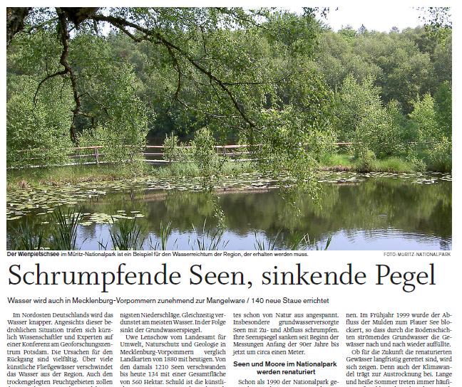 2010 Nordkurier Strelitzer Zeitung, 28./29.04.