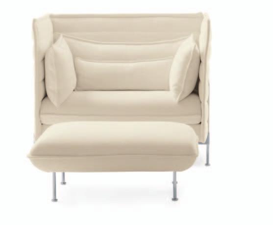 Der Alcove Love Seat bietet all diese Vorteile auf begrenztem Raum und profitiert dabei von den ebenso dünnen wie flexiblen Wandpaneelen,