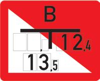 Brandschutzkennzeichen nach DIN 4066 1 2 Unterflurhydrant 250 x 200 mm, Typ: 4066-A10 (mit 10 Nummerierungsfeldern) SH: 40/25/10 mm