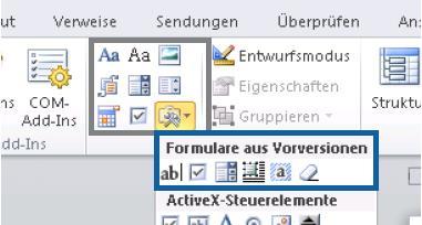 Neue Platzhaltertechnik Mit wird es möglich, die neuen Platzhalter von Microsoft Word zu verwenden.