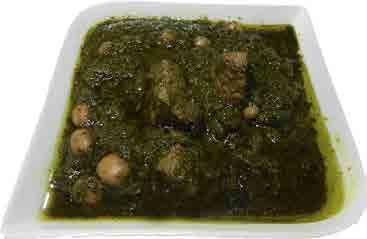 ~ Menüs ~ Hauptspeisen 28 23 Qorme Sabzi 7,50 Rindfleischstücke in Kräuter-Spinat, mit Bohnen, original iranischen
