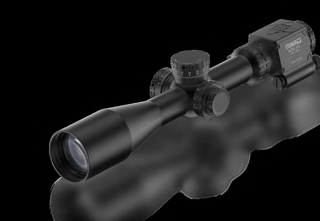 NEU M7Xi IFS 4-28X56 Steiner setzt mit dem M7Xi IFS den neuen Standard für Scharfschützen-Zielfernrohre und Long-Range-Schießen durch die Verbindung mit der digitalen Welt.