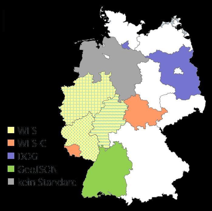 Ausgangslage Ende 2014 Geeignete Dienste und Datenbestände noch