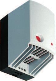 Halbleiter-Heizgebläse Serie CR 027 bis 650 W Kompaktes Heizgerät mit PTC-Technologie Integrierter Thermostat Clip-Befestigung Optische Funktionsanzeige Temperaturwächter Halbleiter-Heizgebläse zur