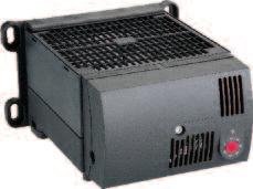 Kompaktes Hochleistungs-Heizgebläse Serie CR 130 950 W Kompakte Bauform Schutzisoliert Integrierter Thermostat oder Hygrostat Wahlweise Clip- oder Schraubbefestigung Hochleistungs-Heizgebläse zur