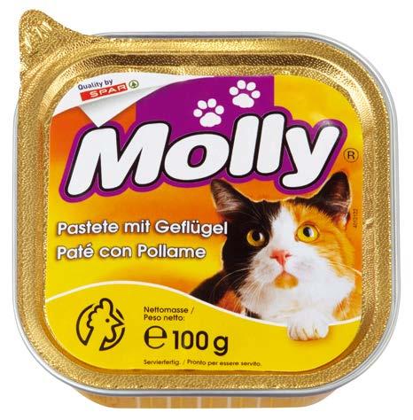 Molly Katzennahrung verschiedene Sorten 100-g-Sch. 0.