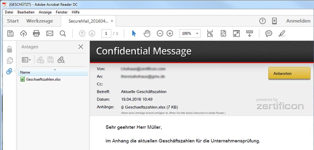 WebSafe Account sicher